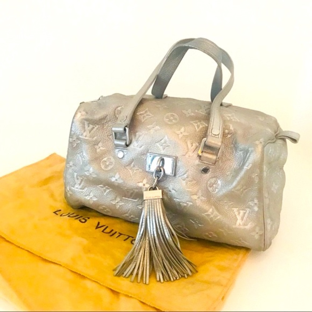 Louis Vuitton Silver Monogram Shimmer Bag